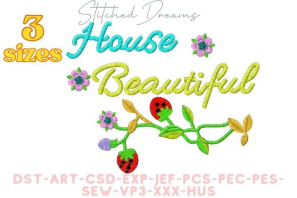 Beautiful House Embroidery Design Review