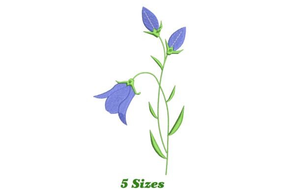 Bluebell Flower Embroidery Design Review