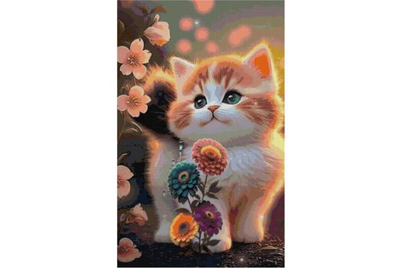Cat and Flowers Cross Stitch PDF Review