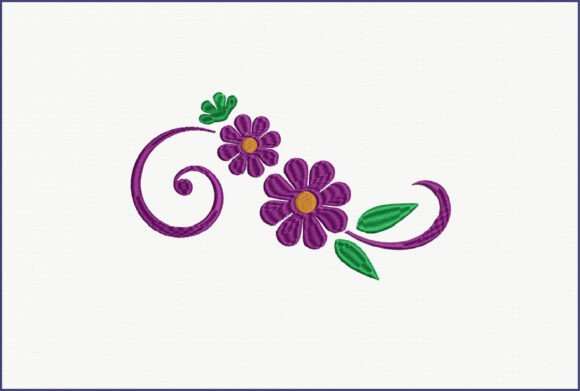 Flower Embroidery Review for Creative Fabrica Users