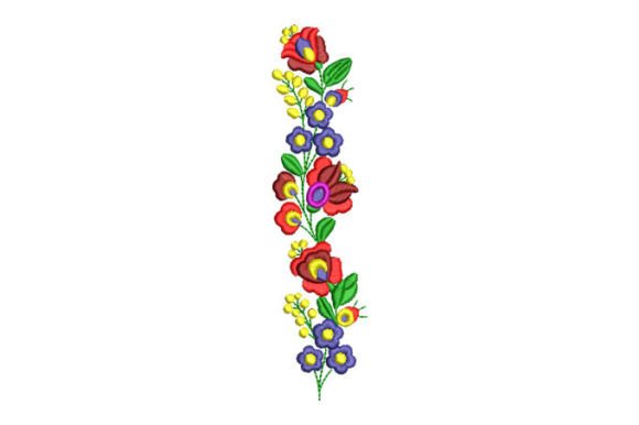 Flowers with Colorful Leaves Embroidery Review