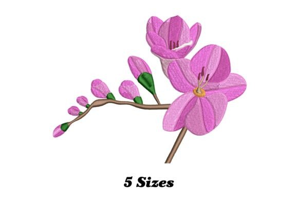 Freesia Flower Embroidery Review