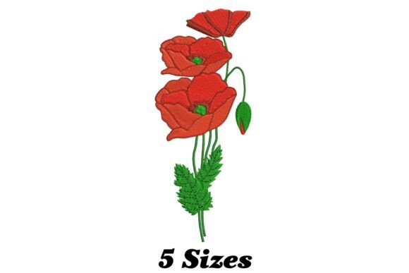 Stunning Poppy Flower Embroidery Review